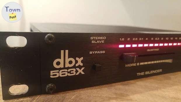 Photo of DBX 563X Silencer noise-reduction box, one channel. $100