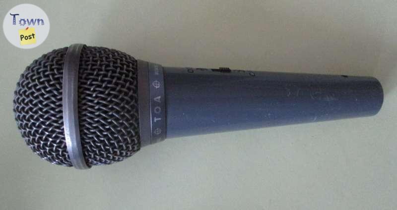 Photo of TOA microphone, $50