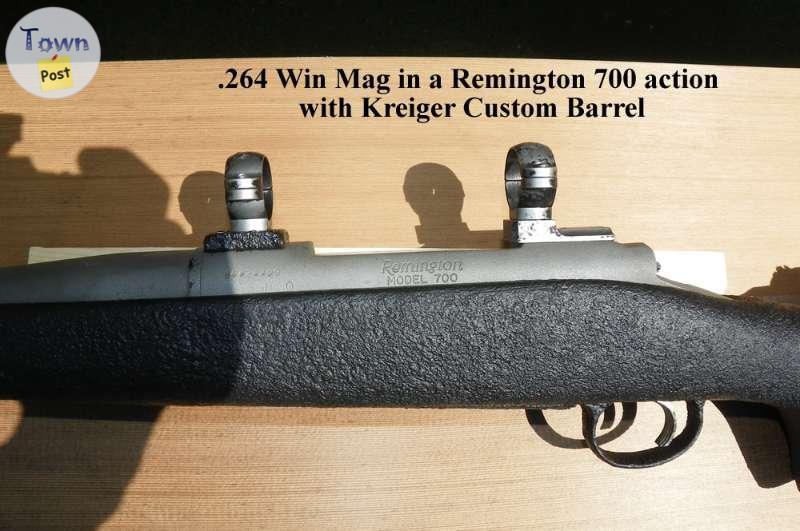 Photo of Customed Built Remington 700 rifle in a .264 Winchester Mag