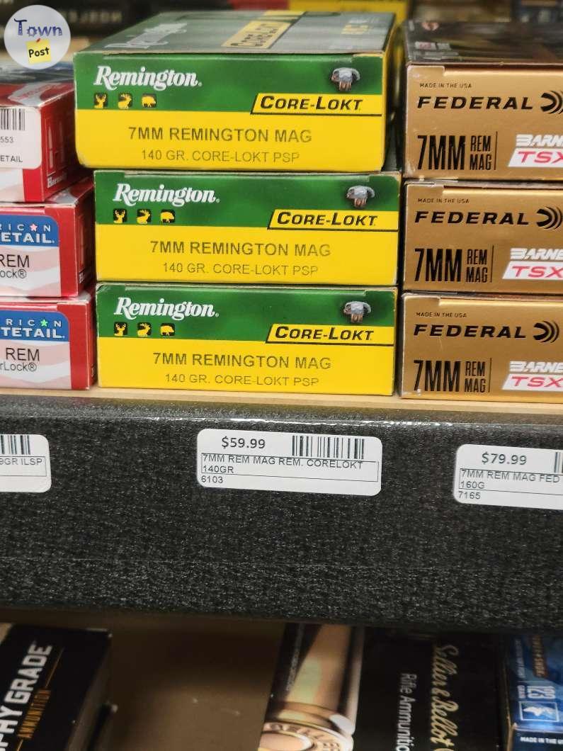 Photo of Remington 7mm rem mag 140 gr core lokt!