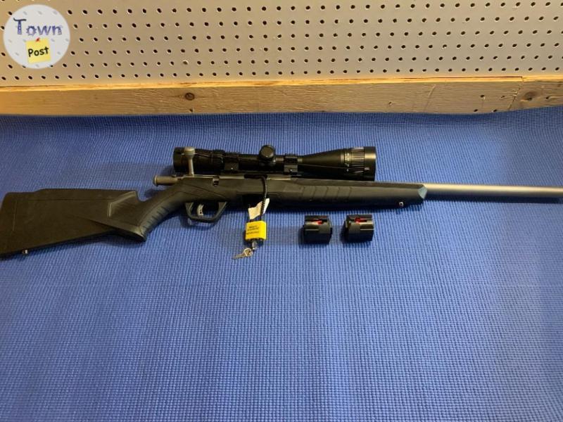 Photo of Savage B22 FV STAINLESS c/w Vortex Crossfire II 4-16x50 Scope