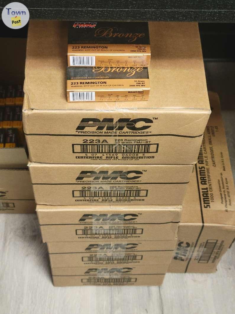 Photo of PMC Bronze 223 55gr FMJ 20 pack