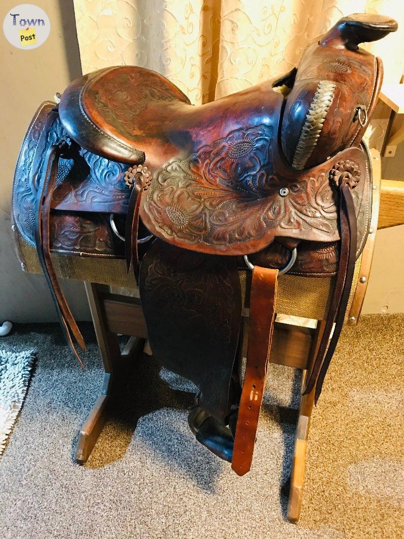 Photo of 14" Western Collector Saddle REDUCED 