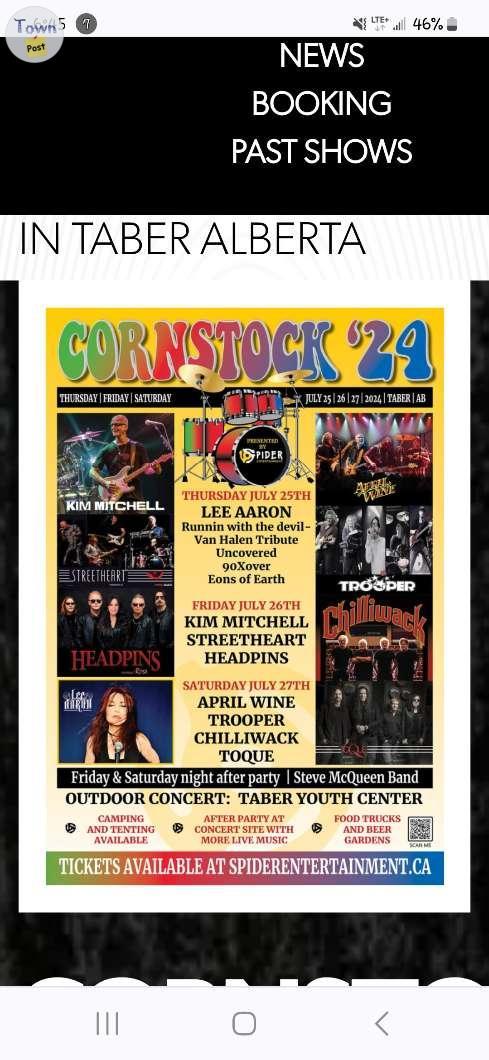 Photo of Cornstock ticket