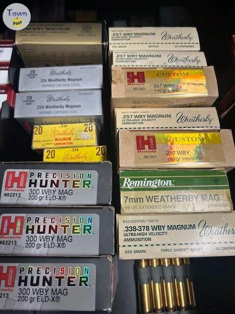 Photo of Ammunition sale : Weatherby ammo, others too, 308 Norma, 6.8, 300wsm, 7mm STW, etc etc 