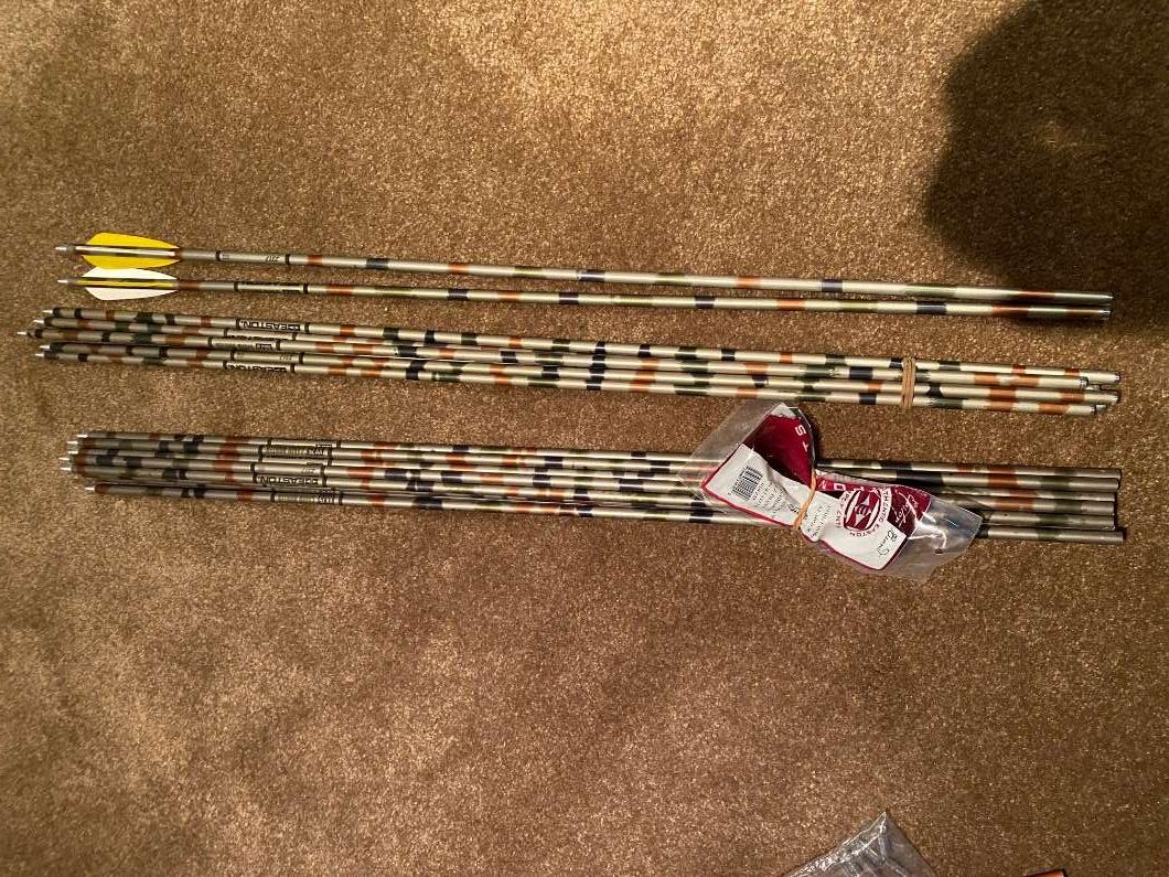 Photo of XX75 2317 Camo Hunter 2317 shafts and alum inserts