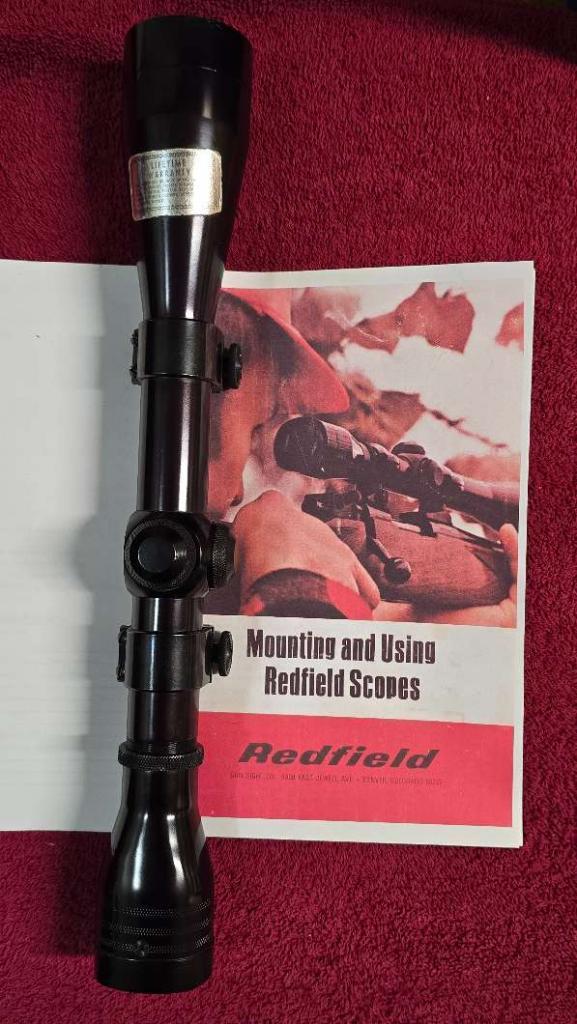 Photo of REDFIELD USA 6X WIDEFIELD VINTAGE RIFLE SCOPE